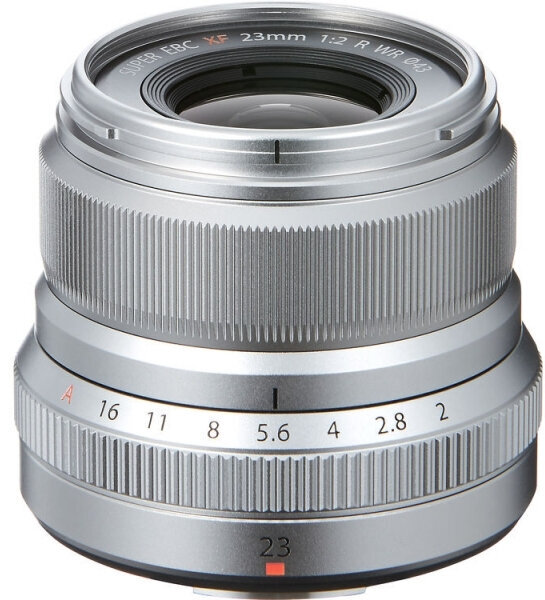 Objektív pre foto a video
 Fujifilm XF 23mm f/2R WR