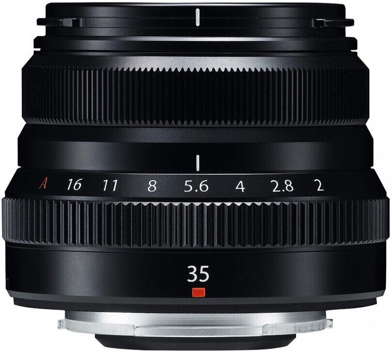 Lens for photo and video
 Fujifilm XF 35mm f/2R WR