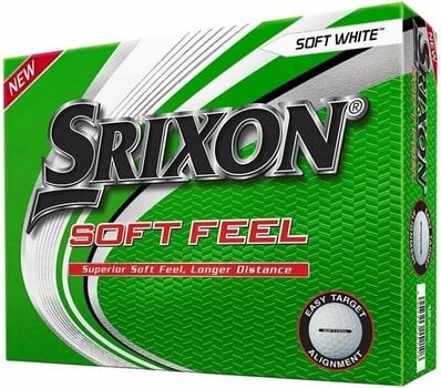 Нова топка за голф Srixon Soft Feel 2020 Golf Balls White - 1
