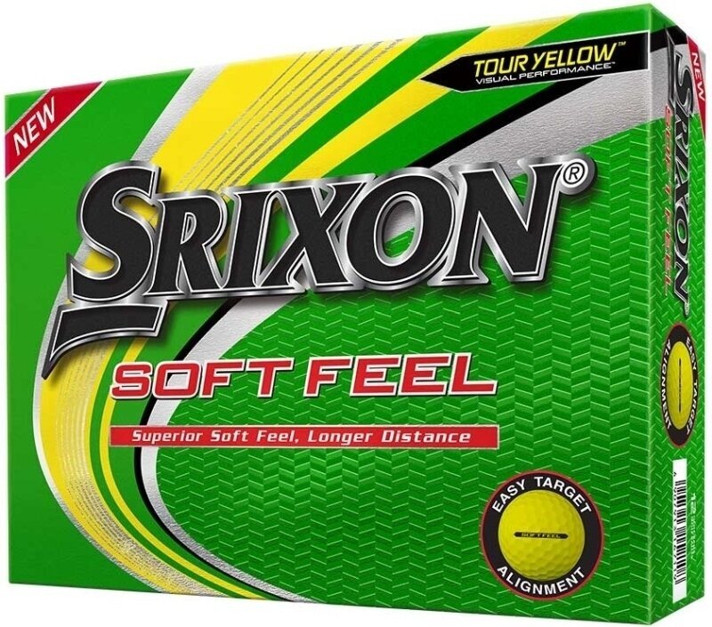 Golfový míček Srixon Soft Feel 2020 Golf Balls Yellow