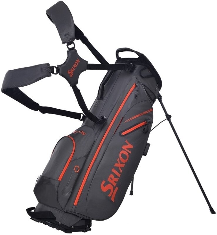 Чантa за голф Srixon Nimbus UltraLight Cив-Червен Чантa за голф