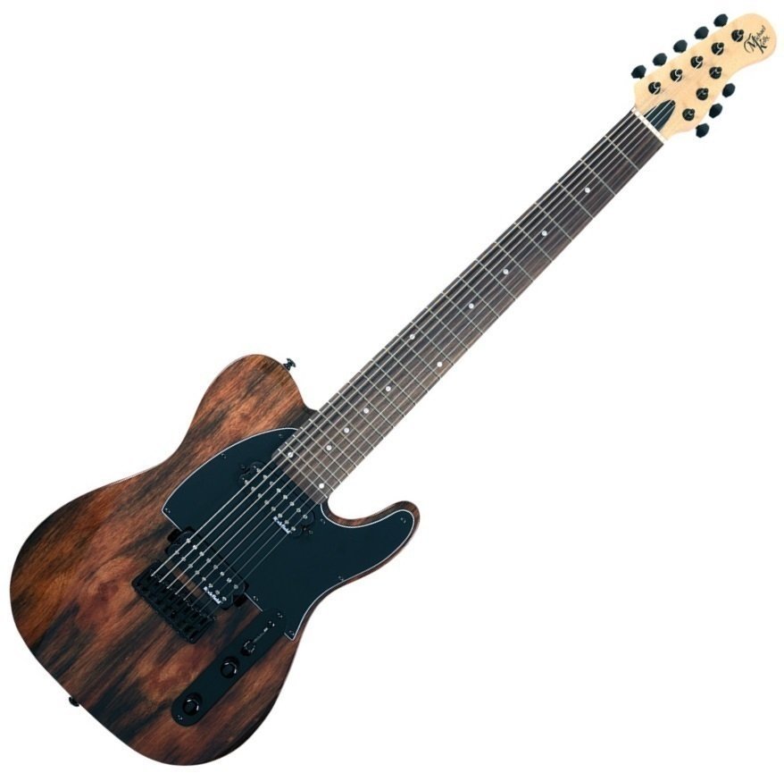 8-strunowa gitara elektryczna Michael Kelly 508 8-String Striped Ebony