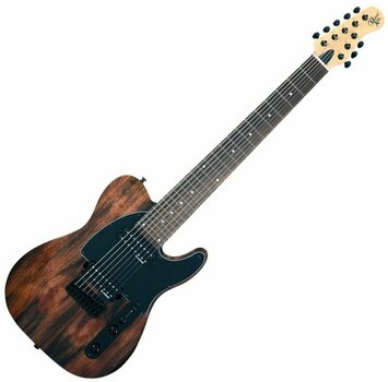 8-snarige elektrische gitaar Michael Kelly 508 8-String Striped Ebony - 1