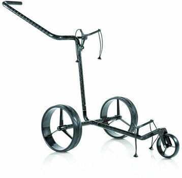Handmatige golftrolley Jucad Carbon 3-Wheel Black Handmatige golftrolley - 1