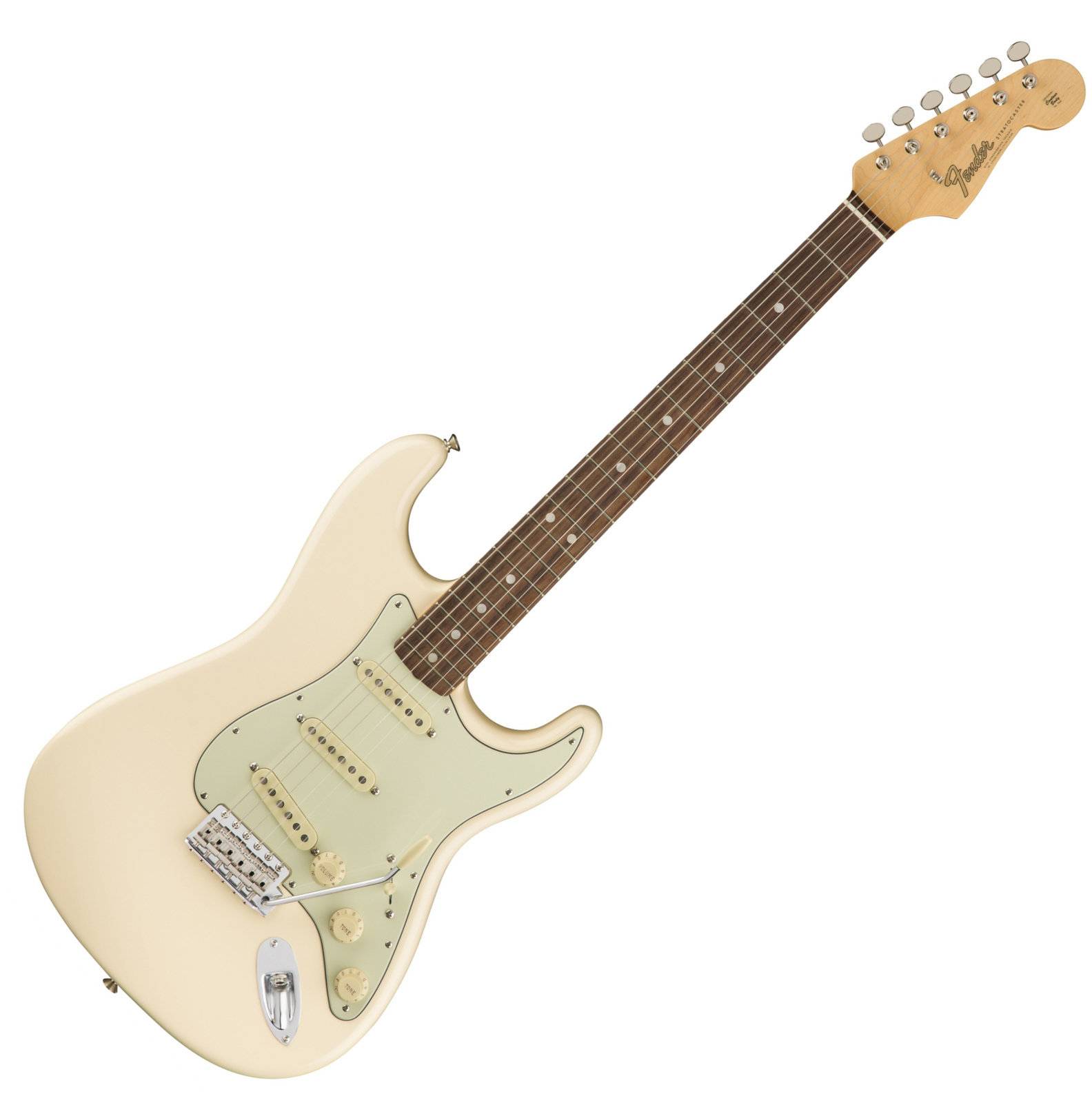 Guitare électrique Fender American Original ‘60s Stratocaster RW Olympic White