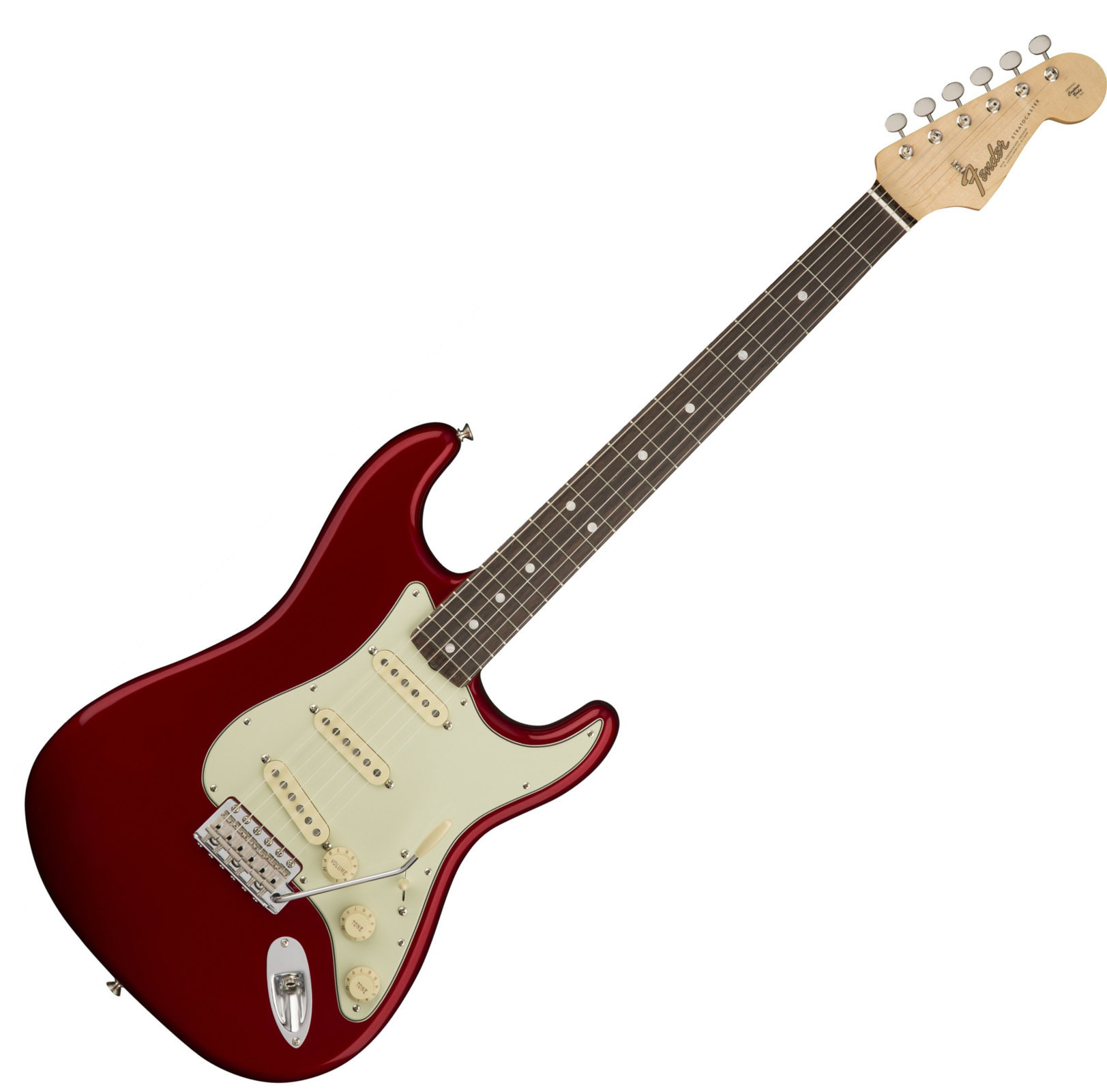 E-Gitarre Fender American Original ‘60s Stratocaster RW Candy Apple Red