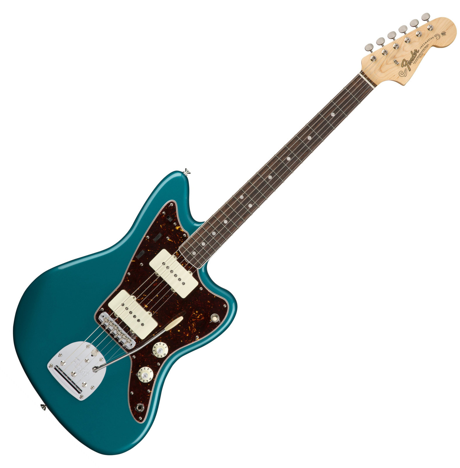Elektrisk guitar Fender American Original ‘60s Jazzmaster RW Ocean Turquoise