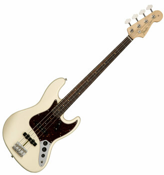 E-Bass Fender American Original ‘60s Jazz Bass RW Olympic White - 1