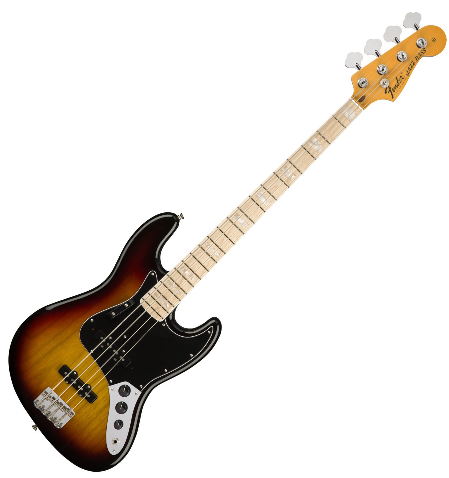 Basse électrique Fender American Original ‘70s Jazz Bass MN 3-Tone Sunburst