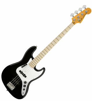 E-Bass Fender American Original ‘70s Jazz Bass MN Black - 1