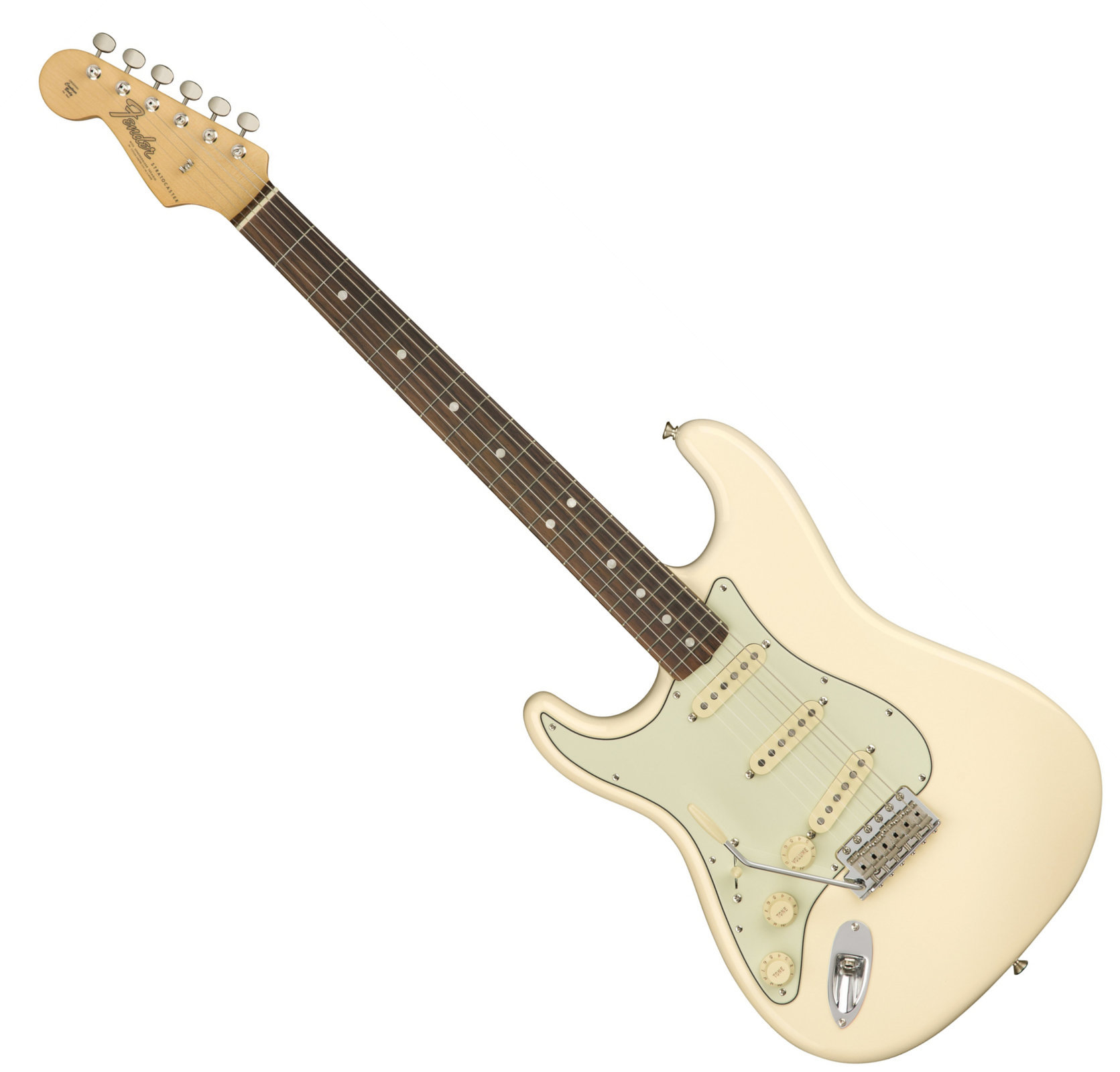 Guitarra eléctrica Fender American Original ‘60s Stratocaster RW LH Olympic White
