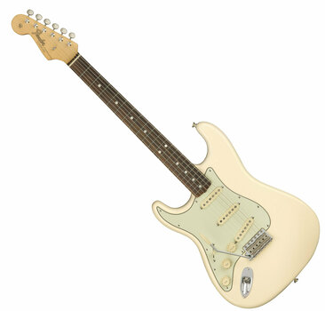 Electric guitar Fender American Original ‘60s Stratocaster RW LH Olympic White - 1