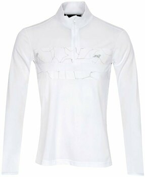 Hættetrøje/Sweater J.Lindeberg Bran Print hvid M - 1