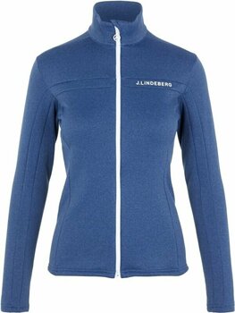 Hættetrøje/Sweater J.Lindeberg Flora Midnight Blue Melange M - 1