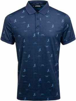 Риза за поло J.Lindeberg Glen Regular Fit JL Bridge Ocean Blue 2XL - 1