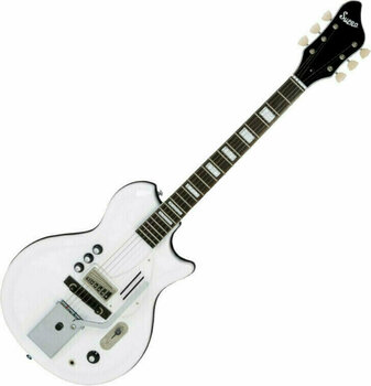 Guitare électrique Supro White Holiday Americana Guitar Dawn White - 1
