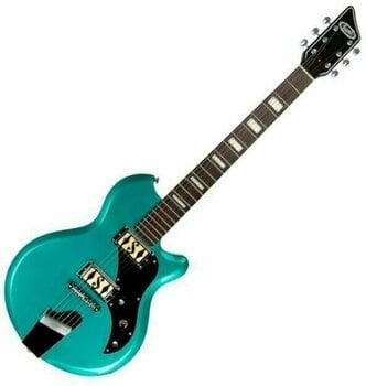 Guitarra eléctrica Supro Westbury Guitar Turquoise Metallic - 1