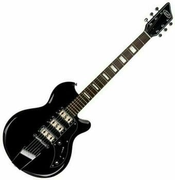 Elektrisk guitar Supro Hampton Guitar Jet Black - 1