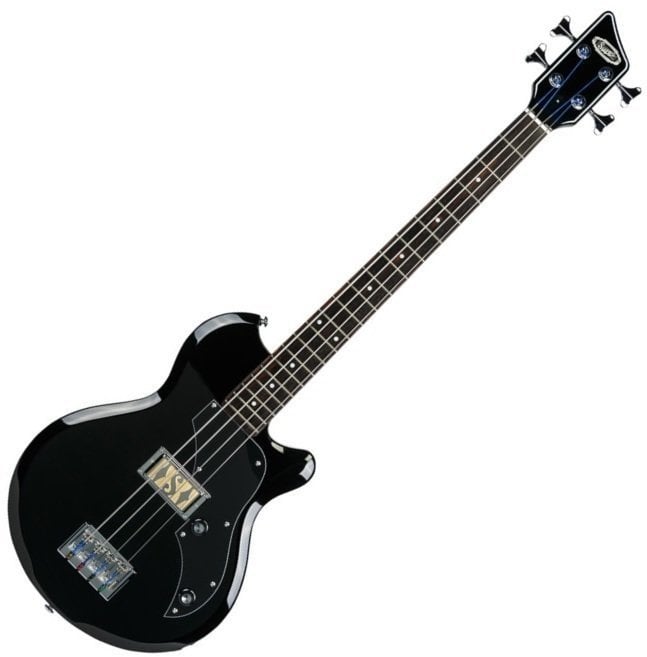 Elektrische basgitaar Supro Huntington 1 Bass Guitar Jet Black