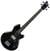 Elektrische basgitaar Supro Huntington 1 Bass Guitar Jet Black