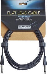 Nástrojový kabel RockBoard Flat 3 m Rovný - Rovný Nástrojový kabel
