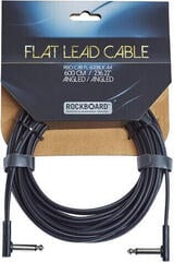 Nástrojový kabel RockBoard Flat 6 m Lomený - Lomený Nástrojový kabel