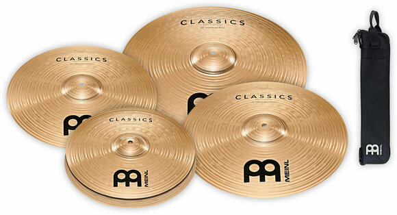 Komplet talerzy perkusyjnych Meinl CC14161820M Classics Custom Complete cymbal set - 1