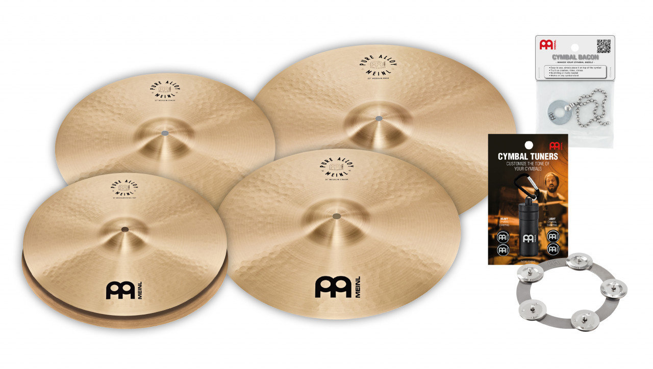 Set de cymbales Meinl PA15182022M Pure Alloy Complete Set de cymbales