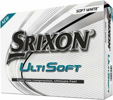 Golfipallid Srixon UltiSoft 2021 Golf Balls White - 1