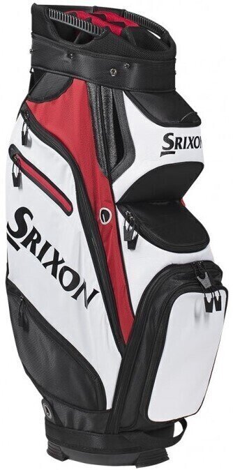 Sac de golf Srixon Cart Bag Blanc-Rouge-Noir Sac de golf