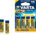 AA-batterier Varta LR06 Longlife 4+2