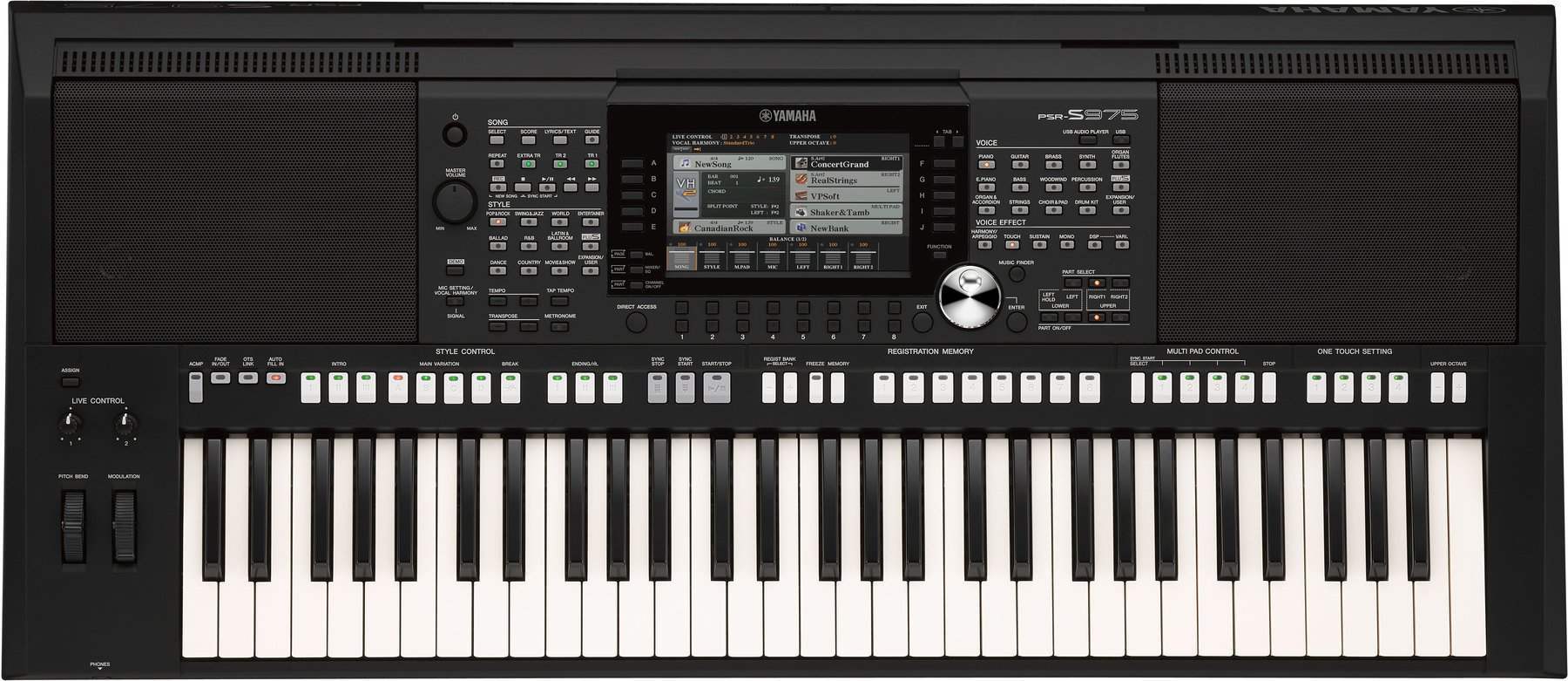 Profesionálny keyboard Yamaha PSR-S975