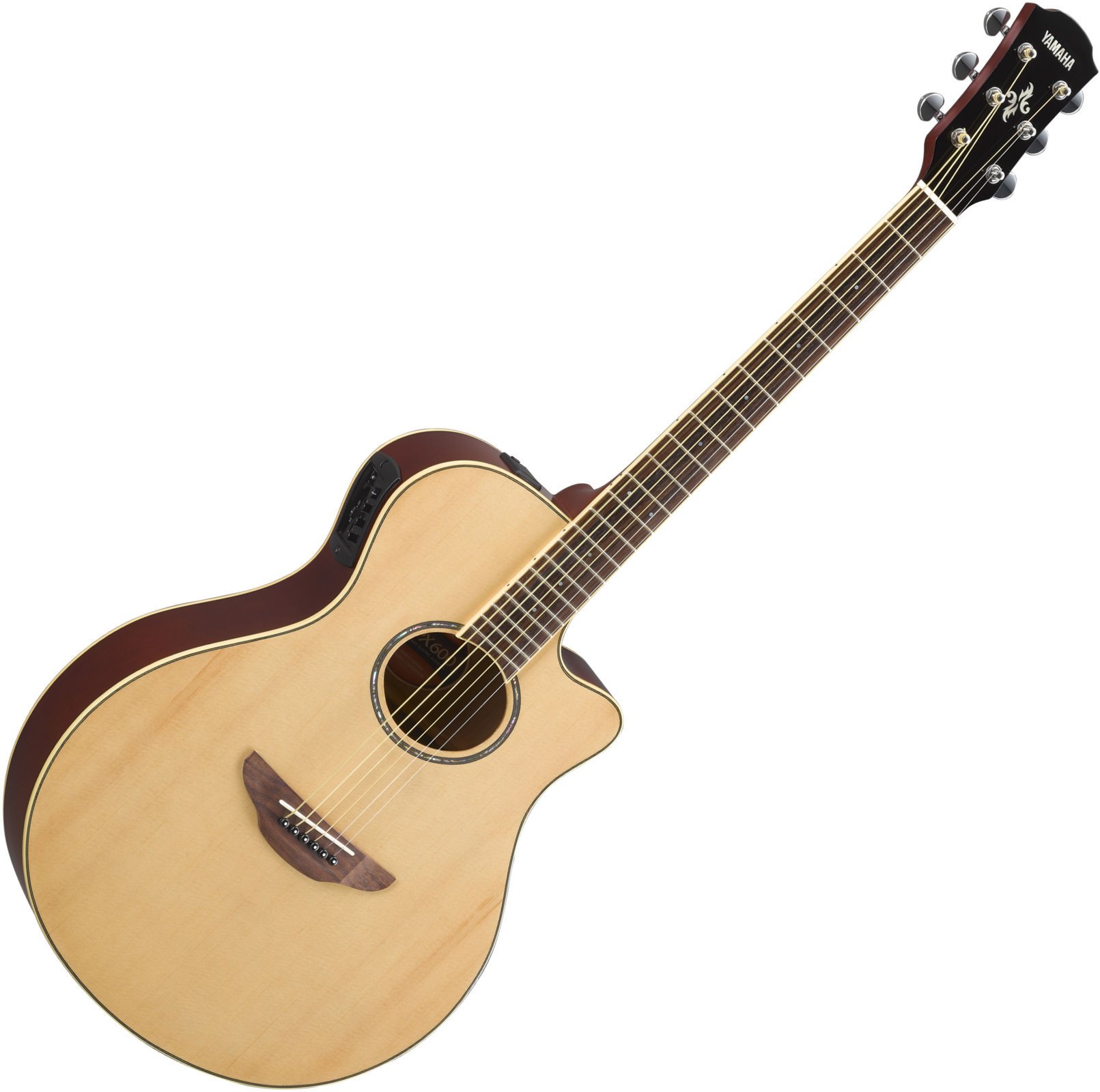 Jumbo elektro-akoestische gitaar Yamaha APX600 Natural