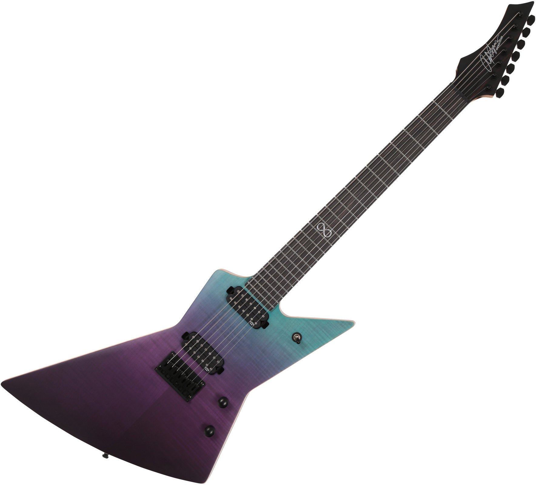 7-string Electric Guitar Chapman Guitars Ghost Fret 7 Pro Iris Sea