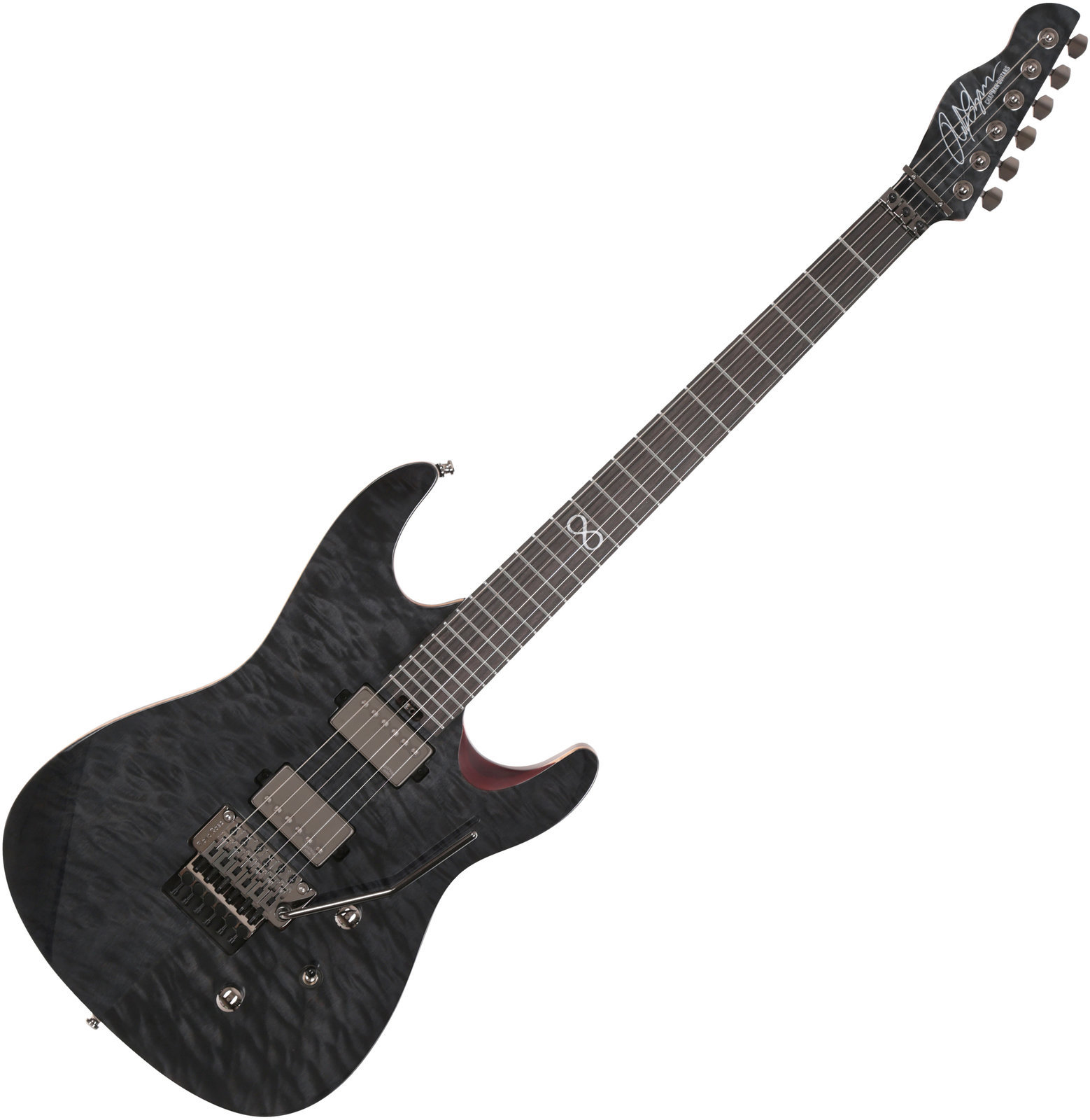 Electric guitar Chapman Guitars ML1 Norseman Midgardsormen Svart