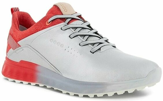 Golfijalatsid naistele Ecco S-Three Womens Golf Shoes White/Hibiscus 39 - 1