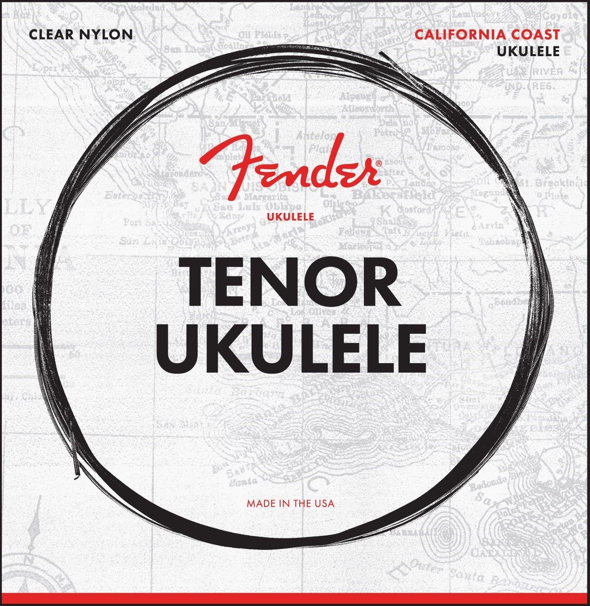 Strings for tenor ukulele Fender California Coast Tenor