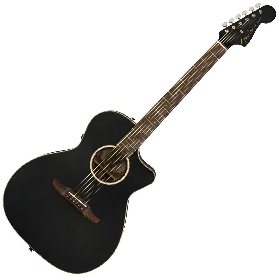 Elektroakustinen kitara Fender Newporter Special Matte Black