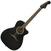 Guitare Jumbo acoustique-électrique Fender Newporter Special Matte Black