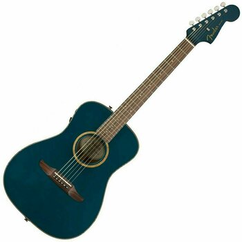 Sonstige Elektro-Akustikgitarren Fender Malibu Classic Cosmic Turquoise - 1