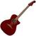Elektroakustická gitara Jumbo Fender Newporter Classic Hot Rod Red Metallic