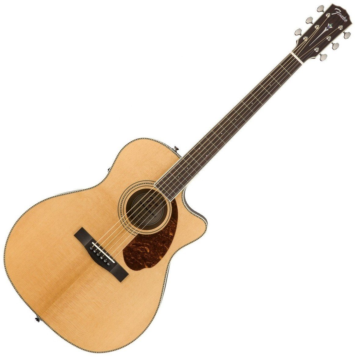 Elektro-akoestische gitaar Fender PM-4CE Auditorium Limited Natural