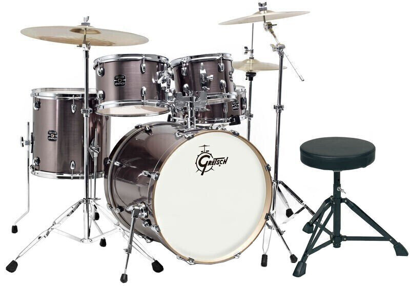 Акустични барабани-комплект Gretsch Drums Energy Studio Steel-Grey