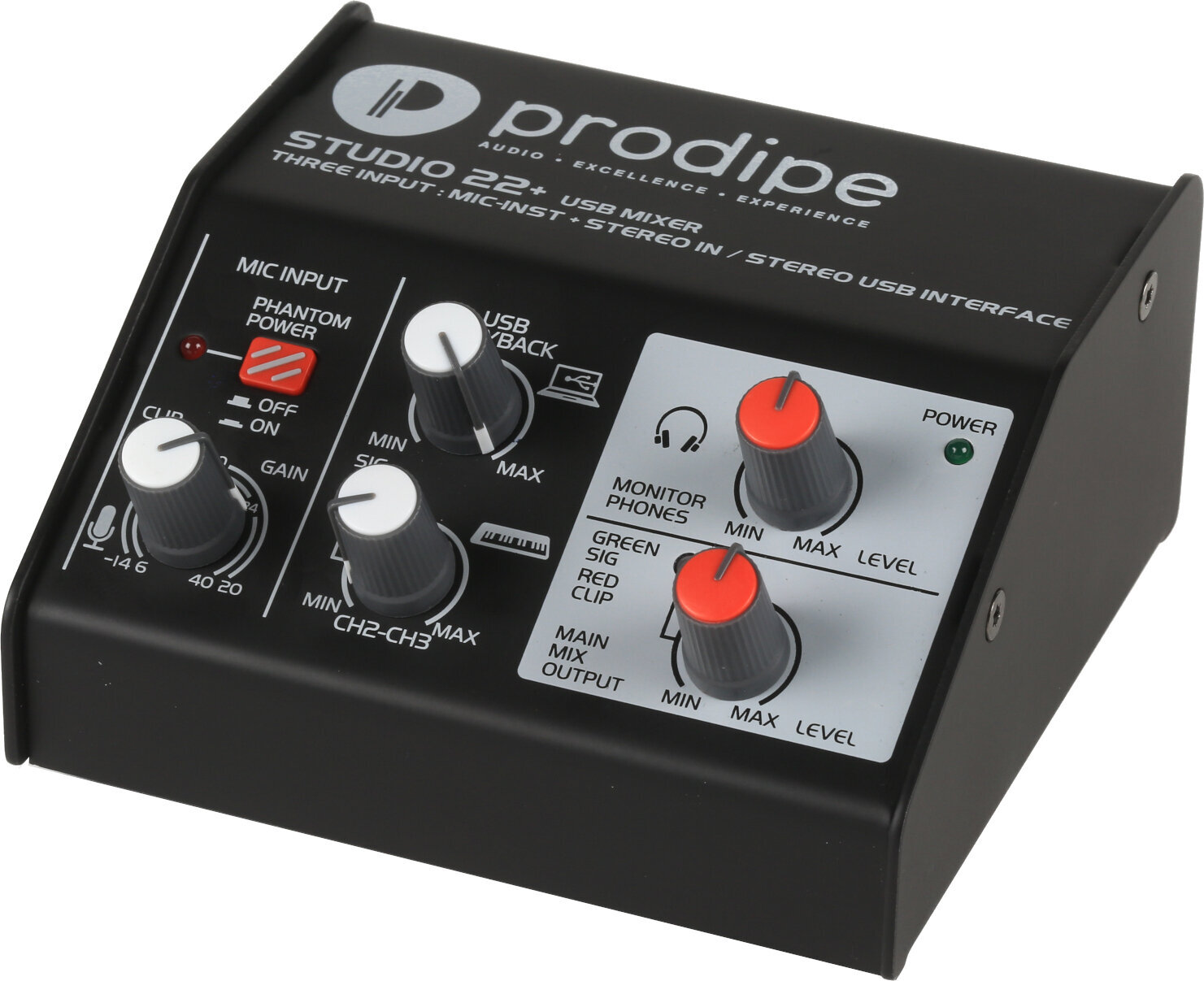 USB audio převodník - zvuková karta Prodipe Studio 22