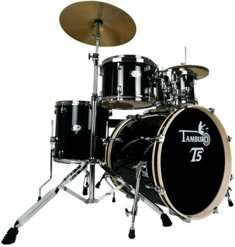 Akoestisch drumstel Tamburo T5S22 Black Sparkle - 1