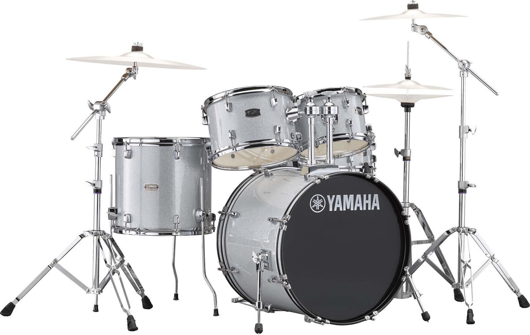 Akustik-Drumset Yamaha RDP0F5SLGSET Rydeen Silver Glitter