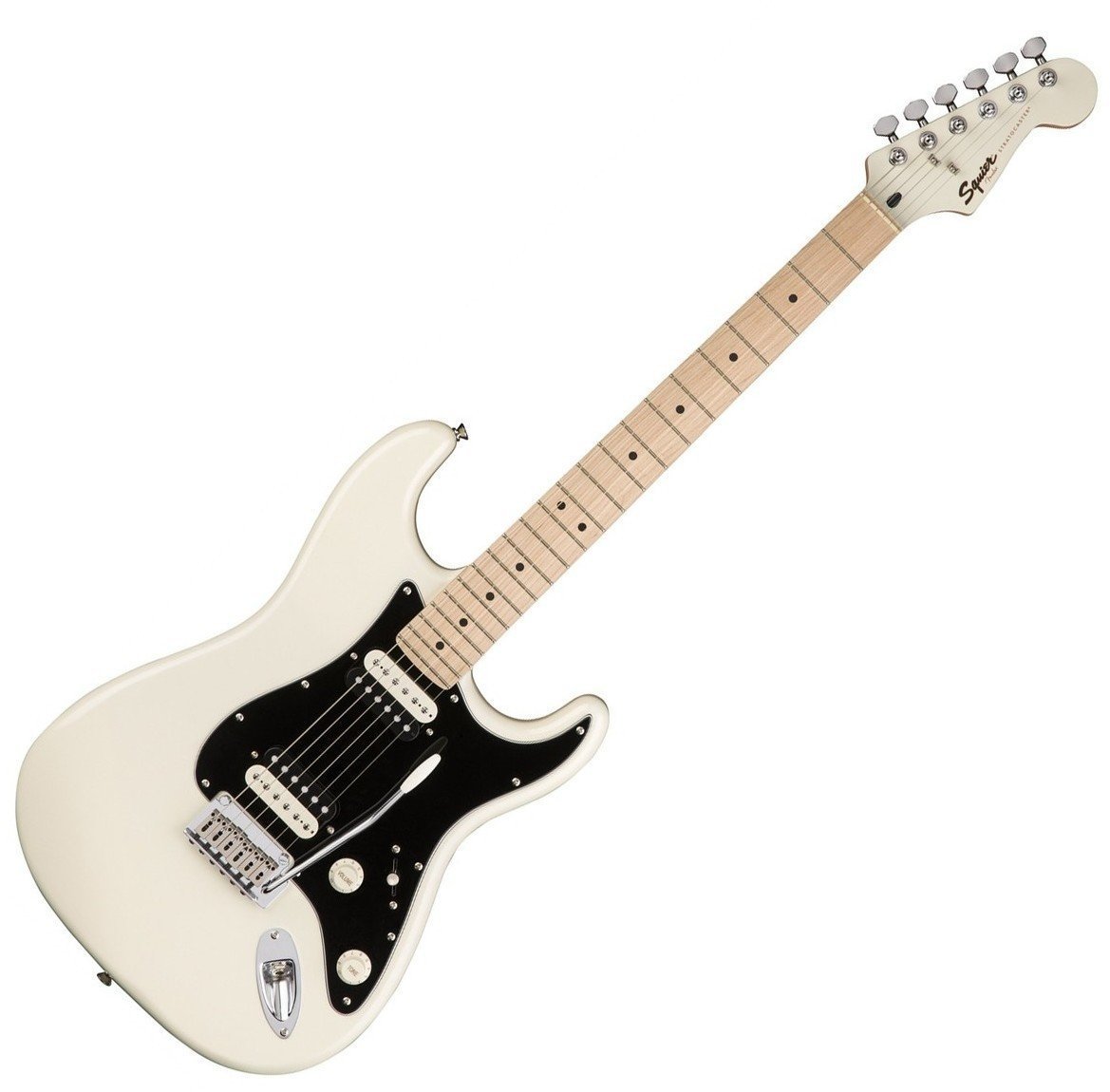 Elektriska gitarrer Fender Squier Contemporary Stratocaster HH MPL PRL White
