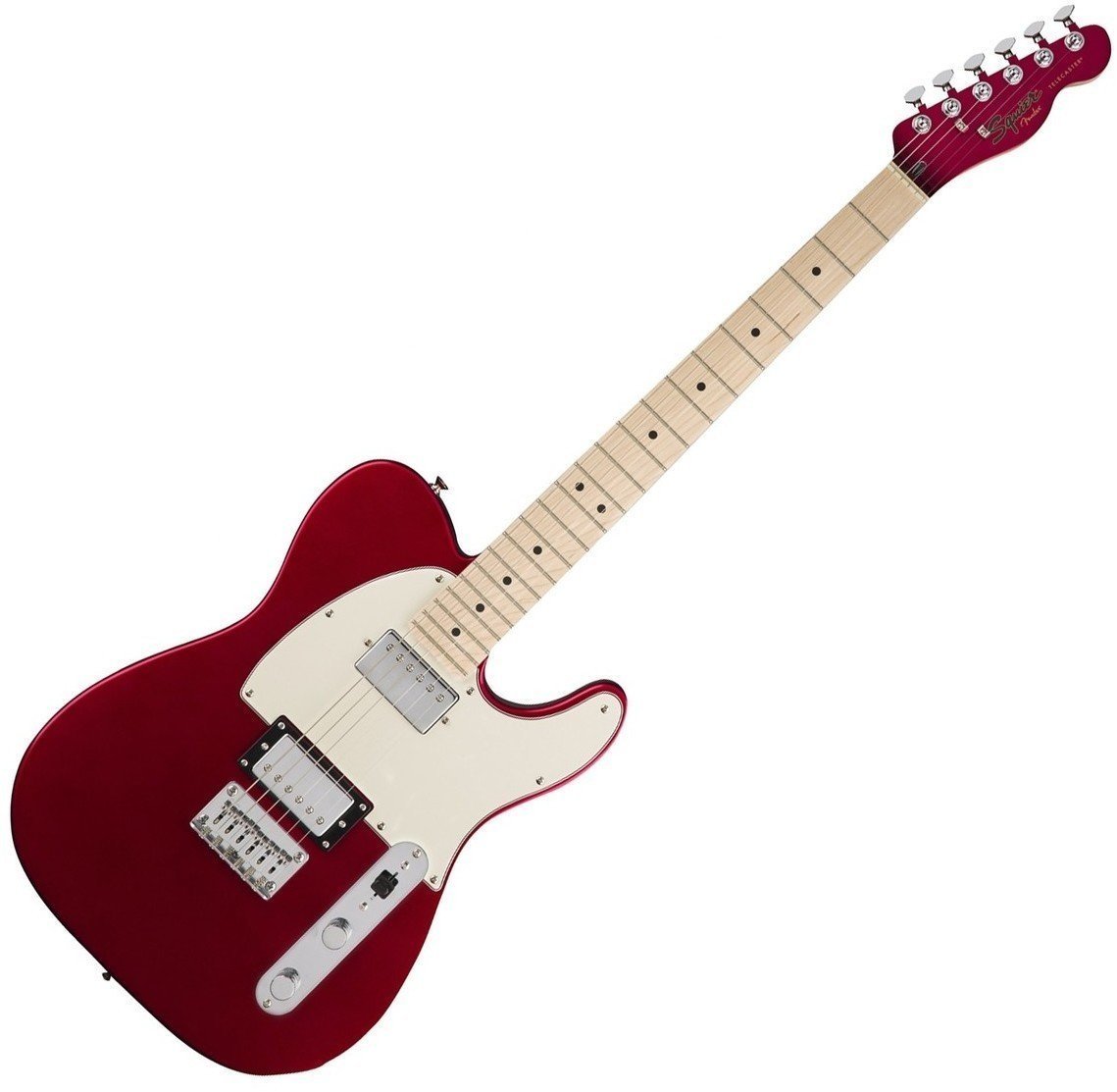 Elektrisk guitar Fender Squier Contemporary Telecaster HH MN Dark Metallic Red