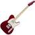 Elektrisk gitarr Fender Squier Contemporary Telecaster HH MN Dark Metallic Red