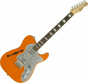 E-Gitarre Fender Limited Telecaster Thinline Super Deluxe RW Orange - 1